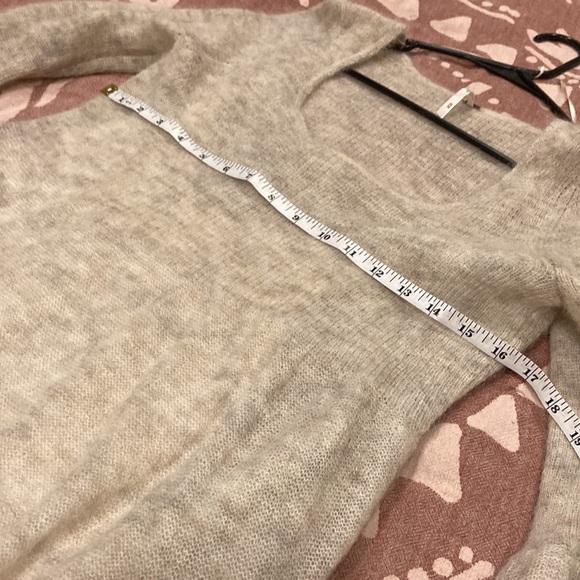 FP Juliet Alpaca-Merino blend knee length sweater dress & bell sleeves - Picture 15 of 16